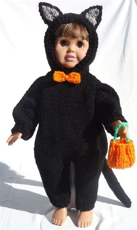 crochet cat halloween costume|More.